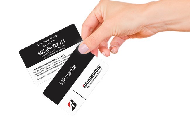 It's either Bridgestone or nothing! Benefit from our FREE VIP card