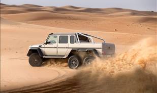 Mercedes-Benz G63 AMG 6x6 : The new extreme desert storming super-SUV