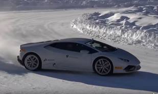  Drifting in the snow Awesome video