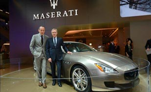 World debut for the  QUATTROPORTE ERMENEGILDO ZEGNA limited edition