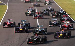 F1-Winning Machine Vettel Cruises To Suzuka Victory