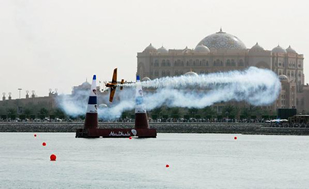 Abdo feghali at Redbull Air Race Abu Dhabi