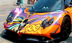 Batman's New Ride - A Pagani Zonda F