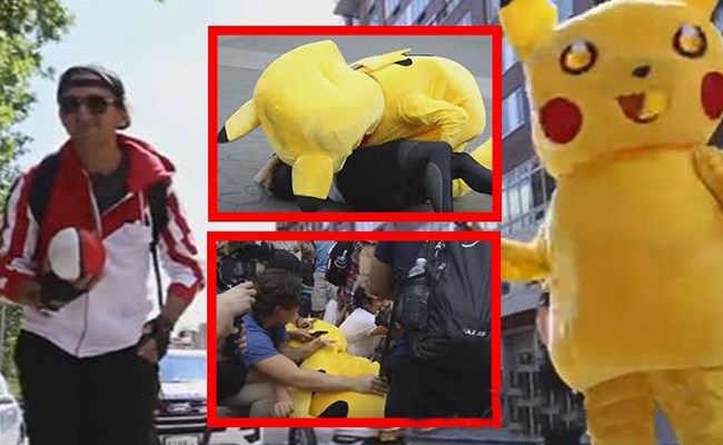 بالفيديو: مطاردة مضحكة لبيكاتشو حقيقي وشاهدوا من اصطاده في وسط الشارع 