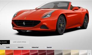 Ferrari California T ... Choose a color 