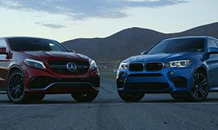 بالفيديو: شاهد المقارنة بين بي ام دبليو X6 M و مرسيدس GLE63 S AMG