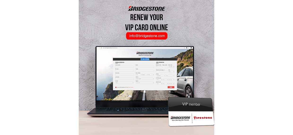 Renew your VIP card online for FREE!