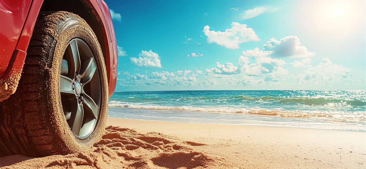 Beach Driving Tips: Sand, Sun, and Tire Care